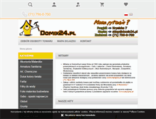 Tablet Screenshot of domix24.pl